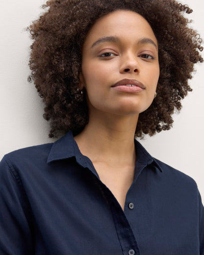 The Must-Have Shirt in Linen | Navy