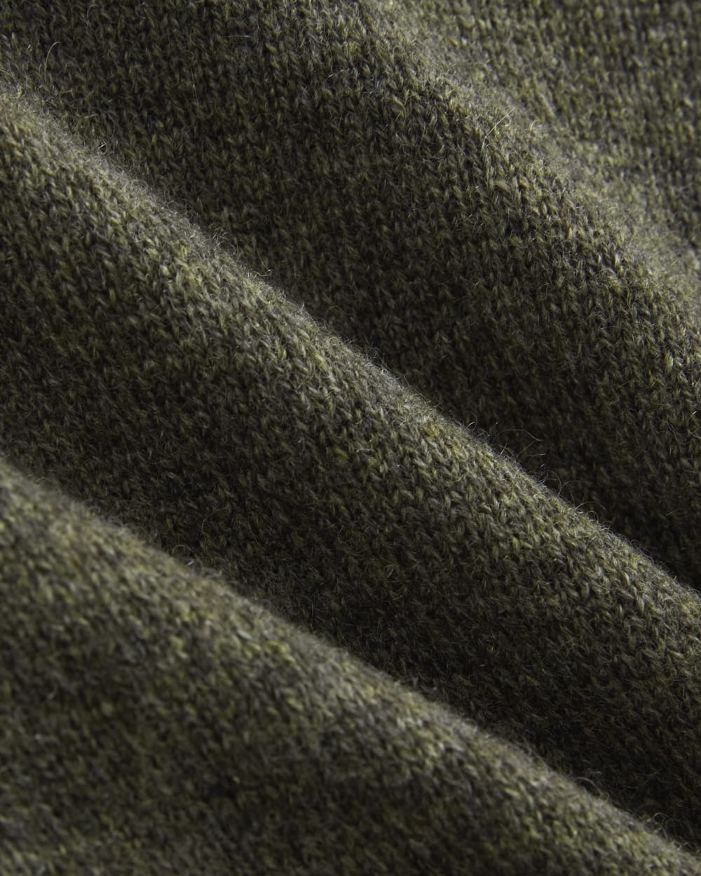 The Cashmere Crew | Heathered Army Green