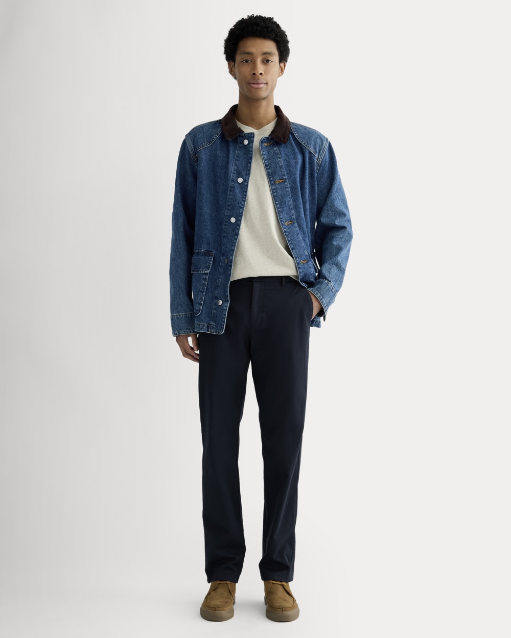The Transit Chino | Deep Navy | Straight