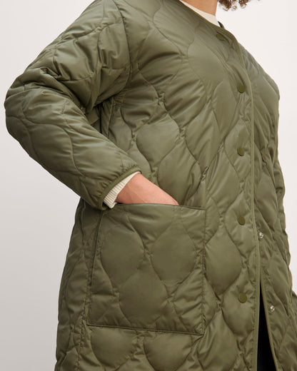 The Long Quilted Liner | Kalamata