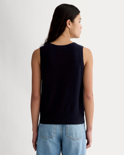 The Classic Tank in Cashmere | Navy