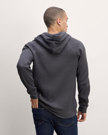 The Waffle-Knit Hoodie | Graphite