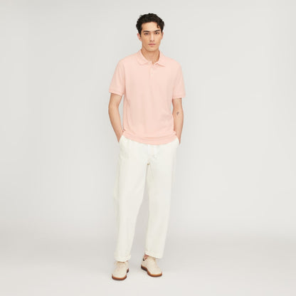 The Pique Polo | Petal Pink