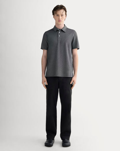 The Startup Polo | Black Chambray