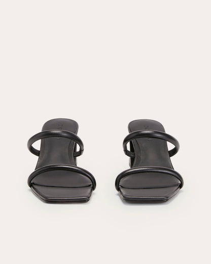 The Double Strap Heel | Black