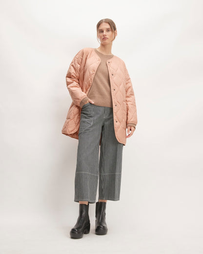 The Quilted Liner | Blush Pink