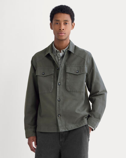 Utility Shirt Jacket | Washed Black
