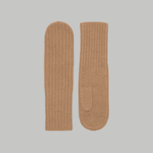 The Cashmere Mittens | Light Camel