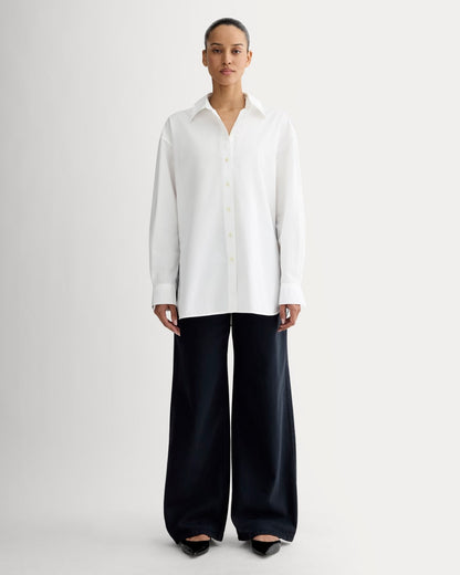 The Boyfriend Shirt in Ultrasoft Cotton | White