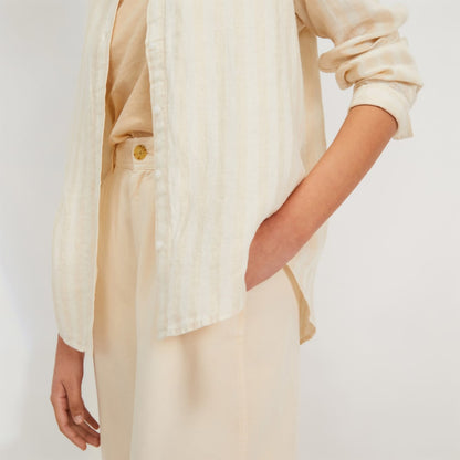The Must-Have Shirt in Linen | Brazilian Sand / Canvas Tan
