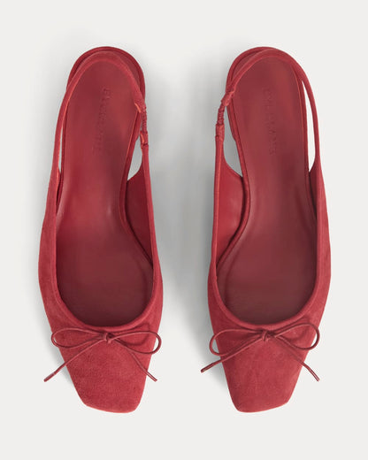 The Ballet Slingback Heel | Karanda Red