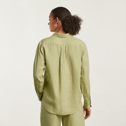 The Must-Have Shirt in Linen | Leek