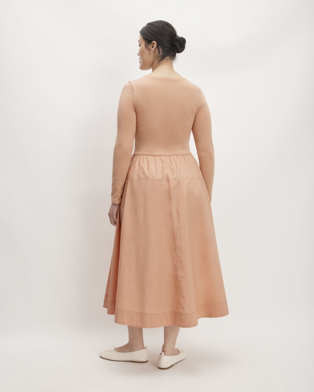 The Long-Sleeve Riviera Dress | Blush Pink