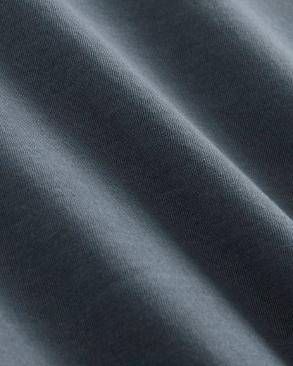 The Essential Organic Garment-Dyed Crew | Navy