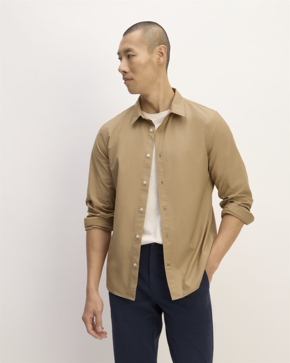 The Supima® Poplin Shirt | Tiger's Eye