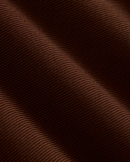 Twill Terry Jacquard Crew Sweatshirt | Dark Mahogany