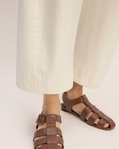 The Summer Barrel Jean | Ecru