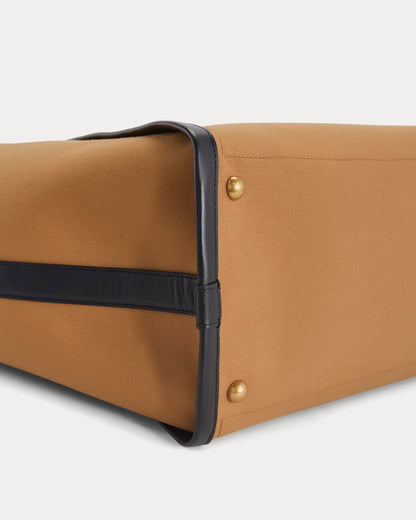 Canvas Lug Tote | Golden Brown