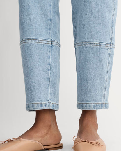 The Utility Barrel Pant | Light Indigo | Regular