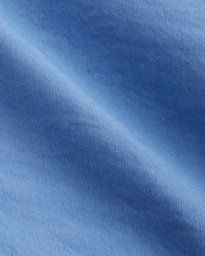 The Seamed Top in Stretch Linen | Bluebell