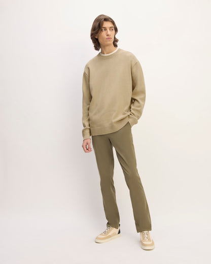 The Classic Sweater in Everyday Cotton | Trench Coat Khaki