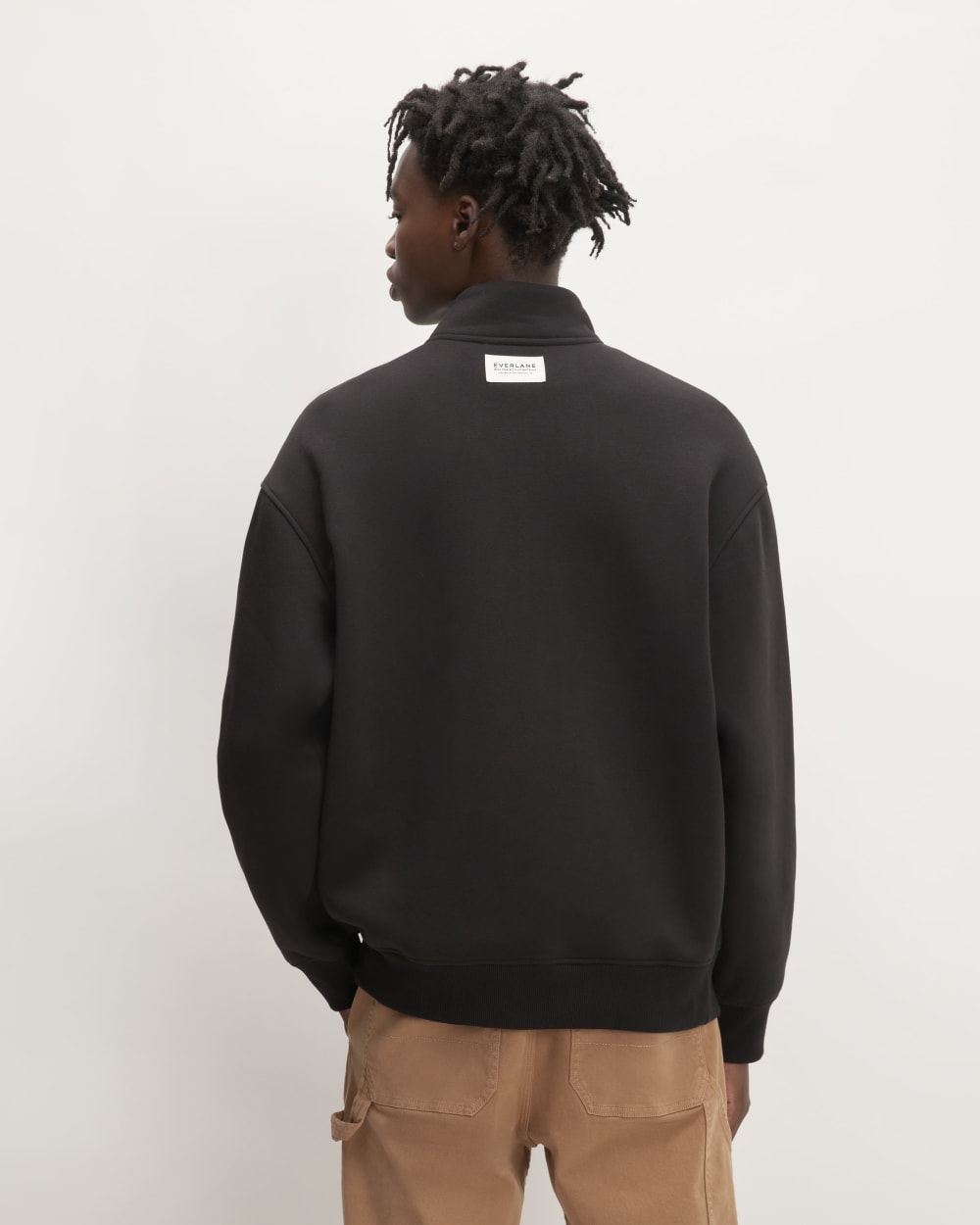 The ReTrack Fleece Half-Zip | Black