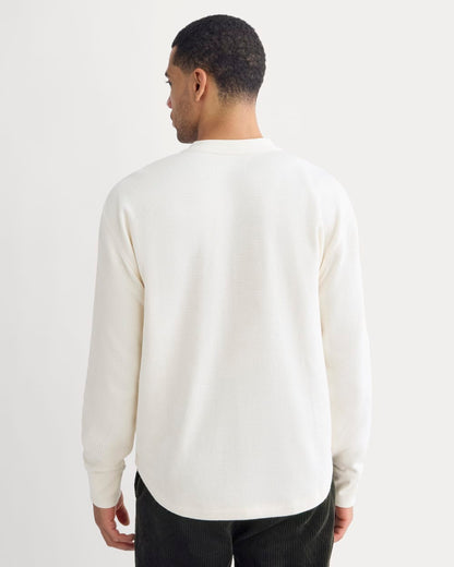 Thermal Henley in Cozy Waffle | Bone