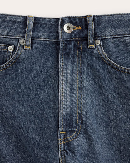 The A-Line Denim Short | Ocean