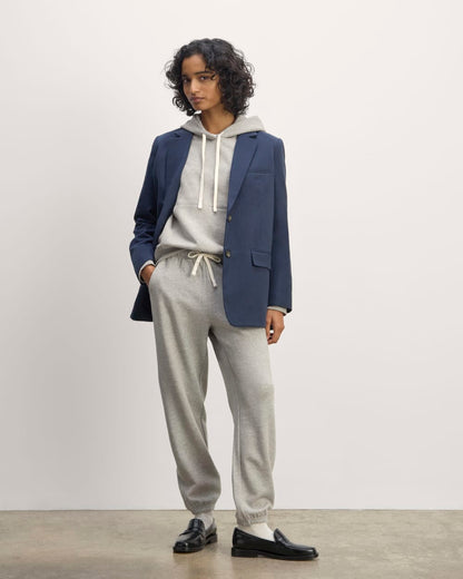 The Off-Duty Terry Hoodie | Heathered Grey