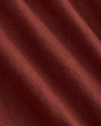 The Boxy Shirt in Linen | Henna Red