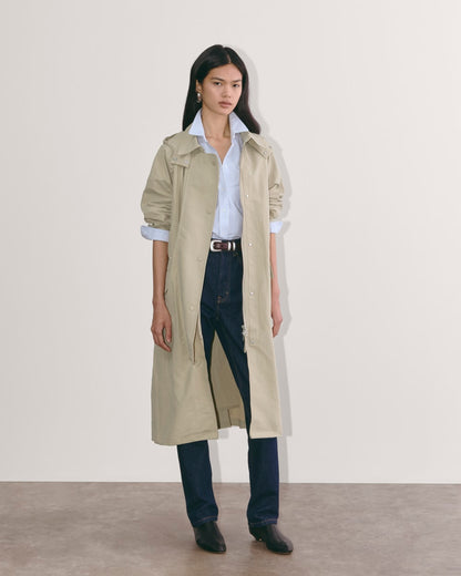 The Oversized Anorak | Trench Coat Khaki