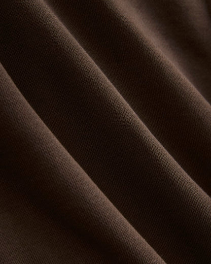 Luxe Fleece Bomber Jacket | Dark Chocolate