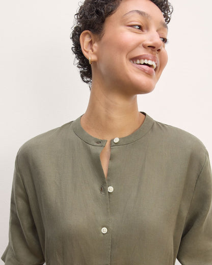 The Frolic Dress in Linen | Kalamata