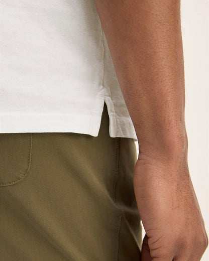 The Premium Weight Short-Sleeve Polo | White