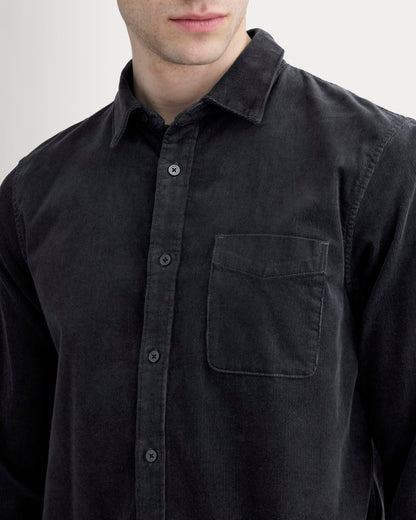 The Classic Shirt in Corduroy | Graphite