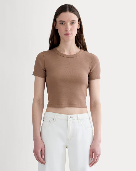 The ’90s Rib Tee | Mocha
