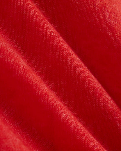 The Air Alpaca™ Relaxed Crew Top | Fiery Red