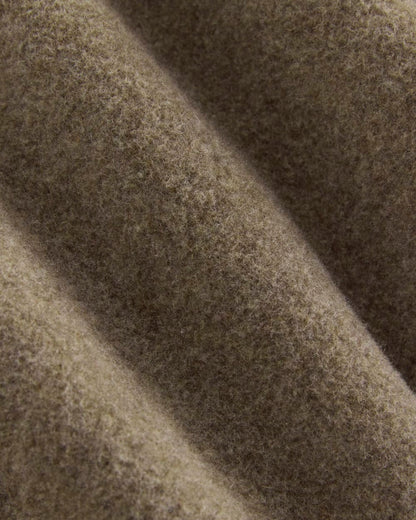 The Cocoon Coat in Wool | Heather Taupe