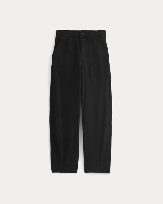 Patch Pocket Ballon Pant in Buttersoft | Black