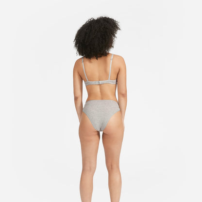 The Cotton Bralette |  Heathered Grey