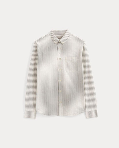 The Classic Oxford Shirt | Bone/Navy | Tall