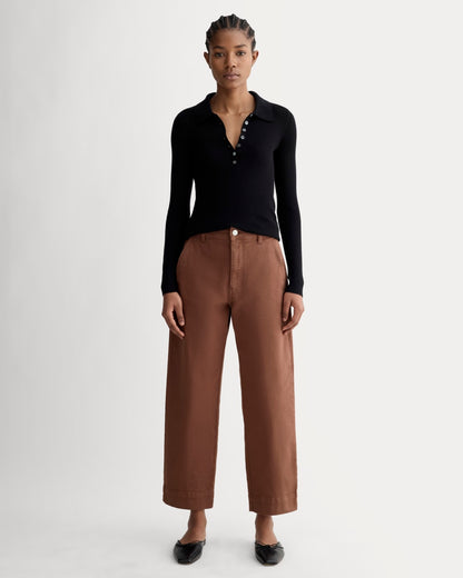 The Utility Straight-Leg Pant | Rosewood | 26.5" Inseam