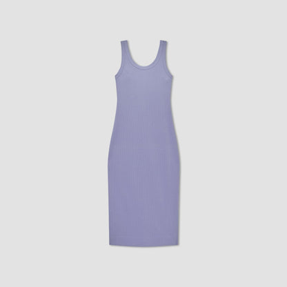 The ’90s Rib Dress | Cornflower Blue