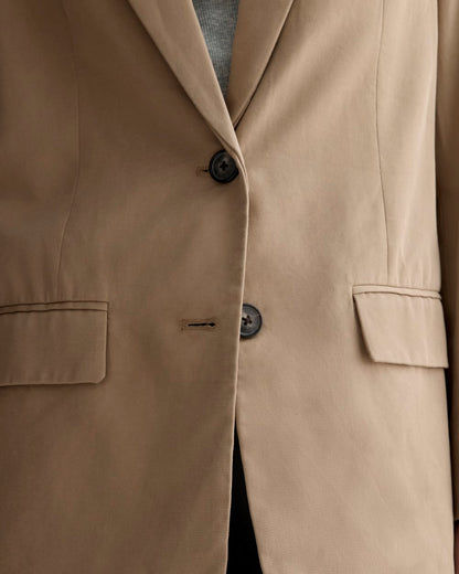 The Oversized Blazer in Buttersmooth | Ash Brown
