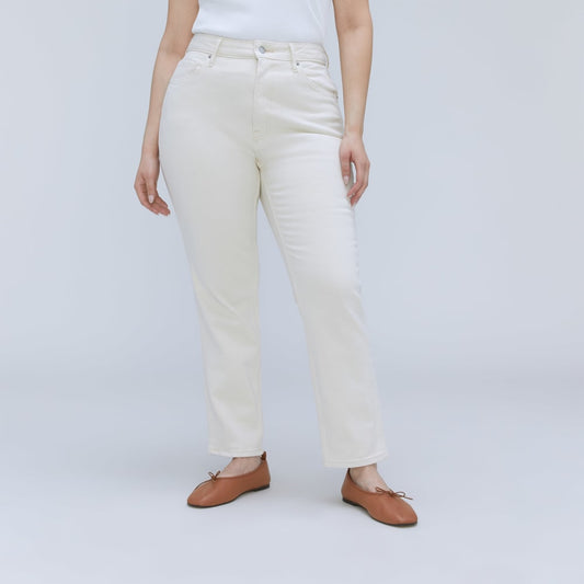 The Cheeky Hourglass Jean | Ecru | 28.5" Inseam