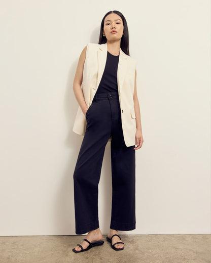 The Sleeveless Blazer in Buttersmooth | Canvas