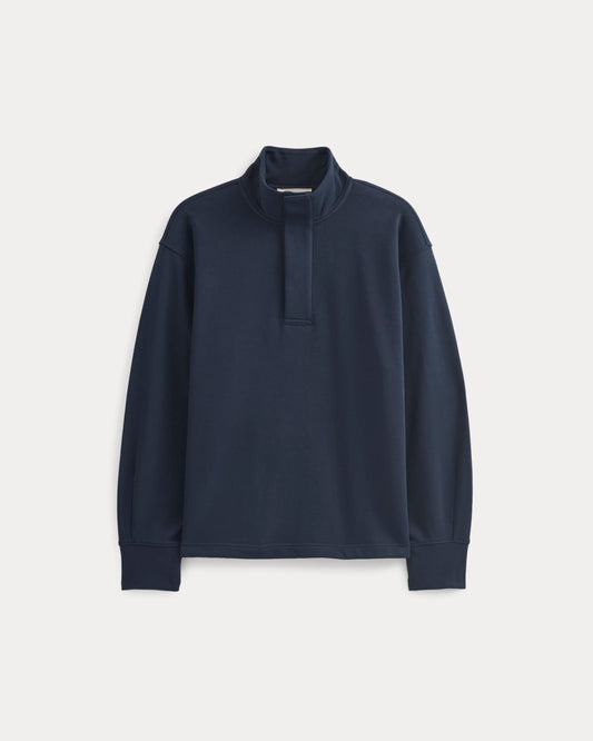Off-Duty Terry Pullover | Deep Navy