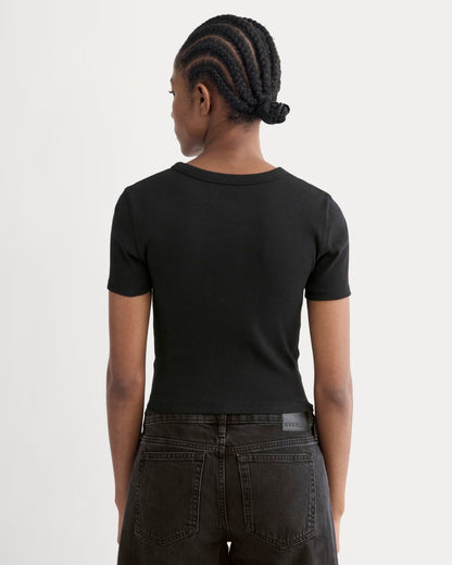 The ’90s Rib Tee | Black
