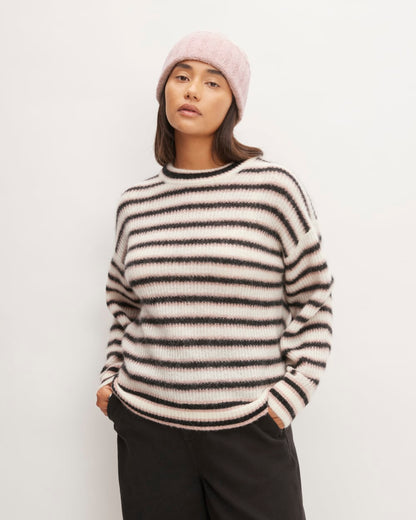 The Alpaca Beanie | Blush Pink