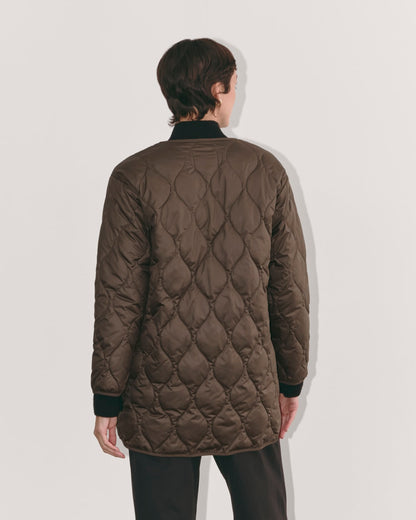 The Quilted Liner | Earth Brown